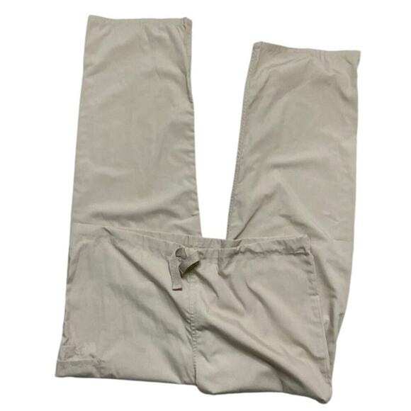 Cherokee Khaki Workwear Pants Size Medium Drawstring Casual Outdoorsy Minimalist - Picture 5 of 9